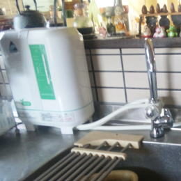霧島市のお客様に設置した電解還元水生成器